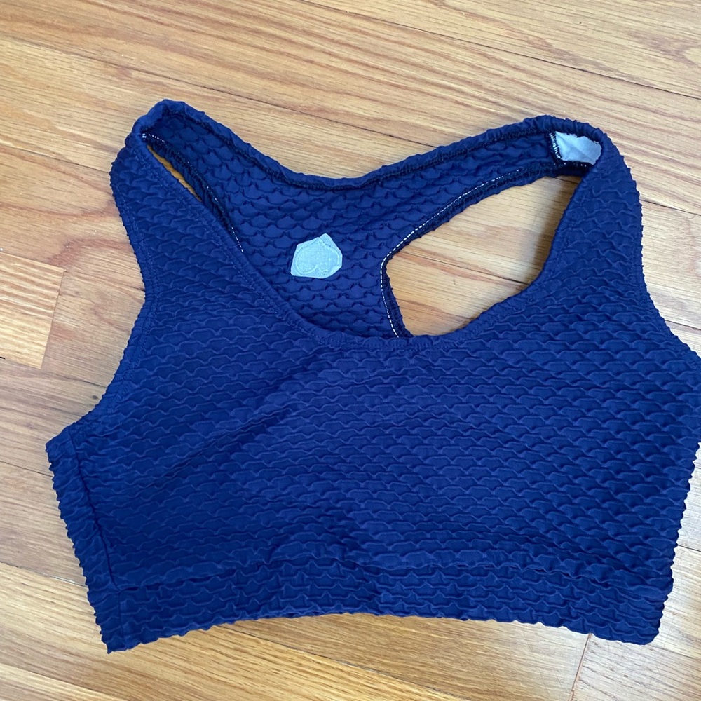 Navy Booty by Brabants sports bra